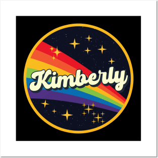 Kimberly // Rainbow In Space Vintage Style Posters and Art